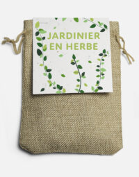 kit à planter jardinier en herbe
