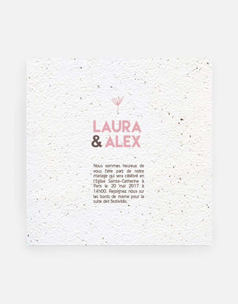 faire-part-autant-en-emporte-le-vent-verso-papierfleur-mariage-green-papier-a-planter Faire part Autant en emporte le vent verso