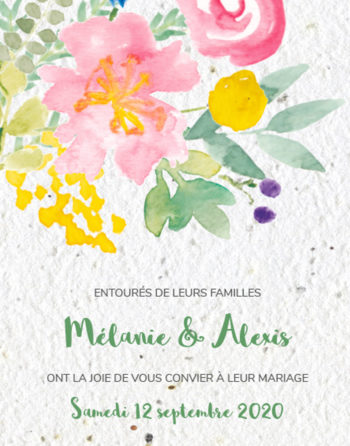 Zoom Faire part Un air printanier