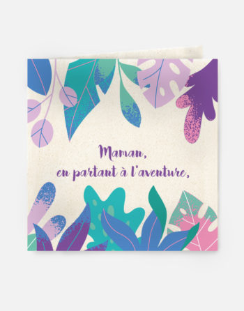 Carte Pop Up Maman et l'aventure
