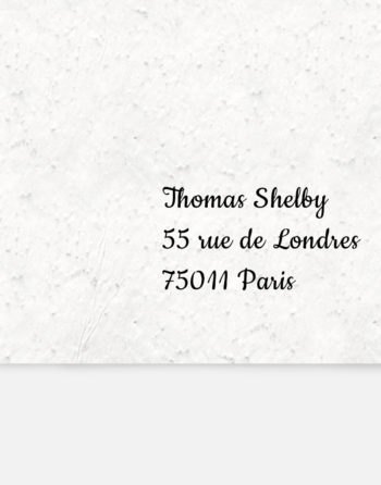 Zoom Enveloppe ensemencée personnalisée carrée