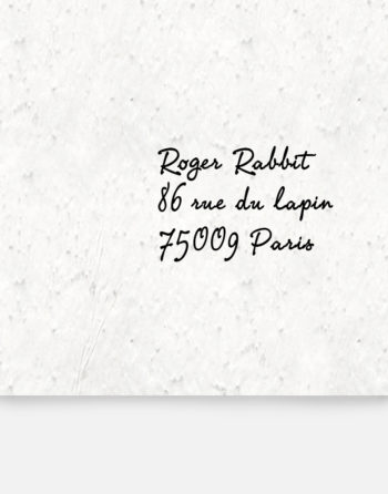 Enveloppe ensemencée personnalisée carrée