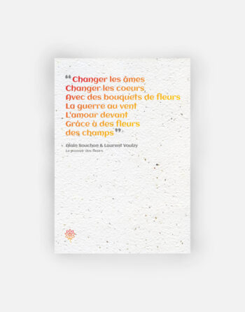 Carte à planter les p'tits mots Voulzy Souchon