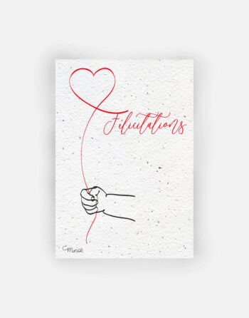 Carte à planter Félicitations ballon