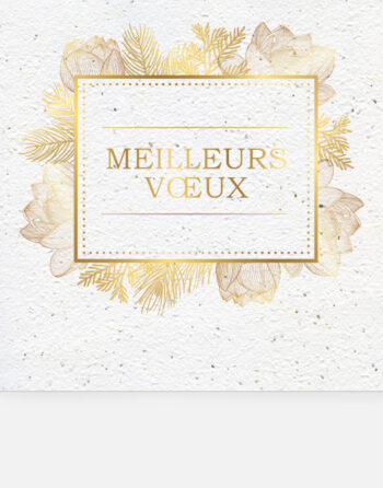 Zoom Carte à planter Cadre doré