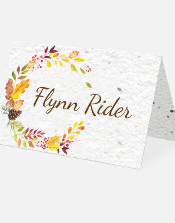 Zoom Marque place Couronne Automnale