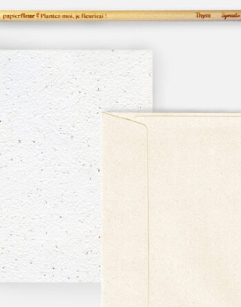 zoom set de correspondance papierfleur