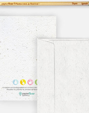 zoom set de correspondance papierfleur