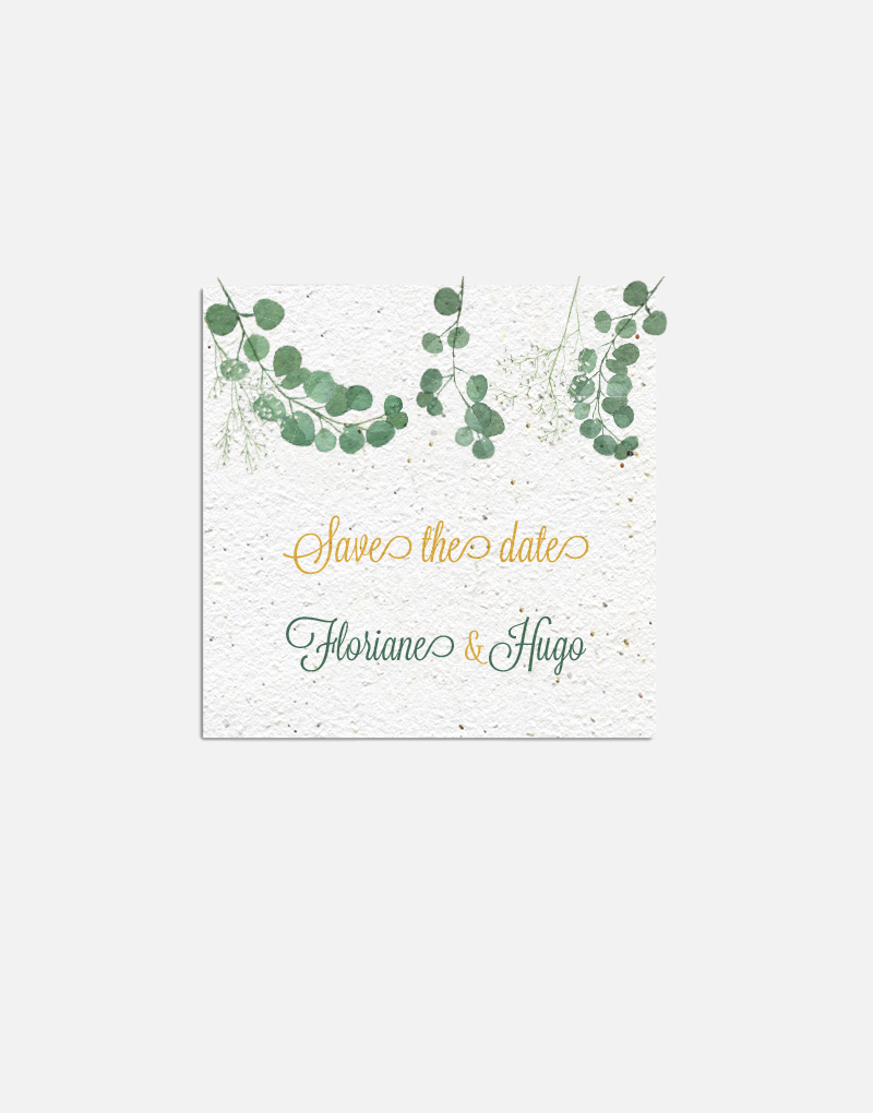 save the date à planter - STD - eucalyptus - recto
