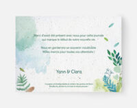 carte papier fleuri_merci feuillage - verso