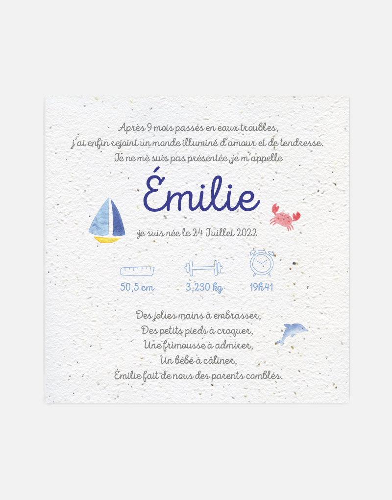 faire part à planter- bateau - verso