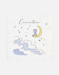 faire part naissance à planter - reve lune - recto