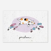 PARDON_carte à planter chat