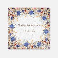 faire part à planter bleuets recto