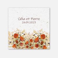 Mockup coquelicot et capucines - recto