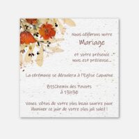 Mockup coquelicot et capucines - verso