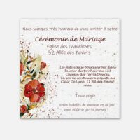 Mockup couronne de coqulicot - verso