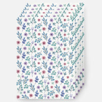 papier cadeau à planter - bleu