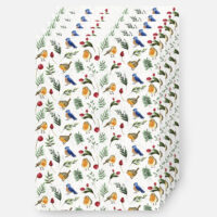 papier cadeau à planter - foret