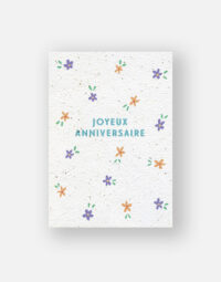 carte à planter anniversaire