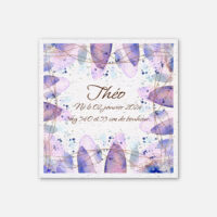 Faire-part de naissance à planter - Lilas