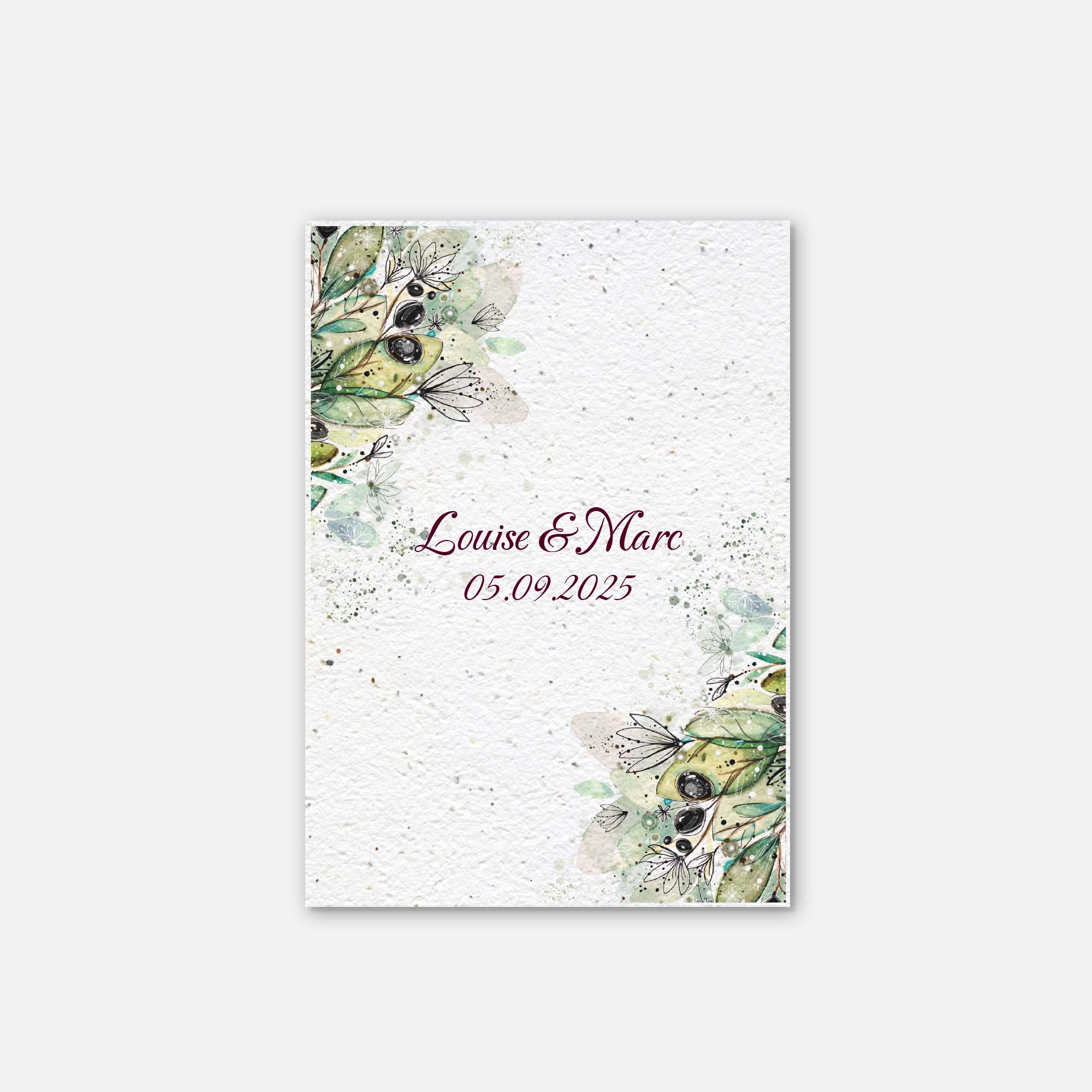 Faire-part à planter - Olives